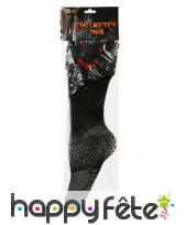 Bas résilles noir chauve-souris et noeud, image 1