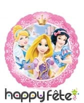 Ballon rond plat des princesses Disney