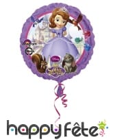 Ballon ronde Princesse Sofia de 23cm