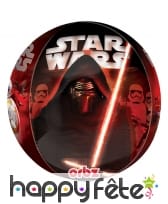 Ballon rond Star wars Kylo ren