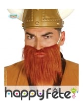 Barbe rousse sur élastique