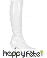Bottes stretch blanches. Disco fever