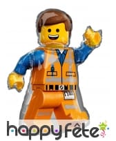 Ballon silhouette de Emmet Lego, 60 x 81 cm