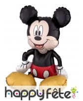 Ballon silhouette de Mickey Mouse assis de 45 cm