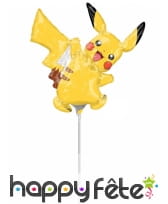 Ballon silhouette de Pikachu, 27 x 33 cm, image 1
