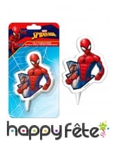 Bougie Spiderman de 7,5 cm, image 1