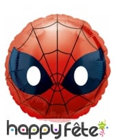 Ballon Spiderman émoticone de 43cm