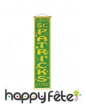 Banderole Saint Patrick à suspendre, 30 x 121 cm