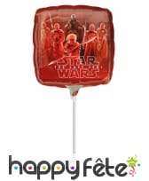 Ballon Star Wars carré recto verso de 23 cm, image 1