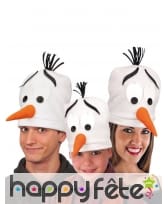 Bonnet tête de bonhomme de neige, image 1