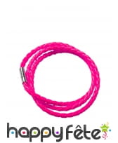 Bracelet tressé fluo, image 2