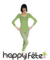 Body vert à manches longues, pour femme, image 2