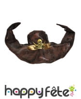 Bicorne vieilli de pirate