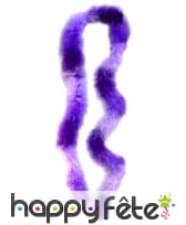 Boa violet et parme de 2m