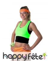 Brassière verte fluo