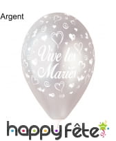 Ballons vive les mariés, image 1
