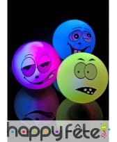 Balles visages monstres lumineuses