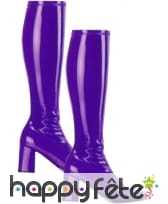 Bottes violette/mauve de gogo