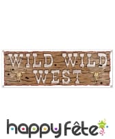 Banderole Wild Wild West de 150cm