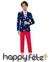 Costume 3 pièces Amérique pour ado