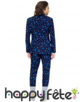 Costume 3 pièces bleu imprimé Star Wars, image 2