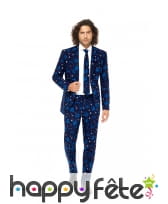Costume 3 pièces bleu imprimé Star Wars