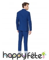Costume 3 pi&egrave;ces bleu marine uni, image 3