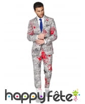 Costume 3 pièces empruntes de mains ensanglantées, image 1