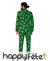Costume 3 pièces imprimé cannabis, image 1