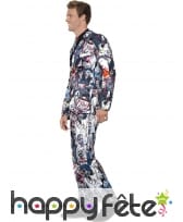 Costume 3 pièces imprimé motifs zombie, image 2