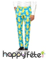 Costume 3 pièces motif ananas, pour homme, image 2