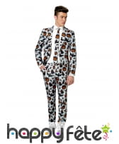 Costume 3 pi&egrave;ces motifs halloween