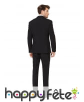 Costume 3 pièces noir uni, image 2