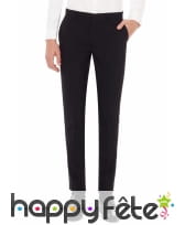 Costume 3 pièces noir uni pour ado, image 1