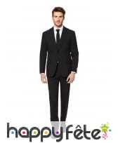 Costume 3 pièces noir uni