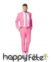 Costume 3 pi&egrave;ces rose uni