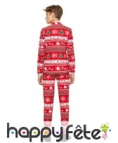 Costume 3 pi&egrave;ces rouge de No&euml;l pour ado, image 1