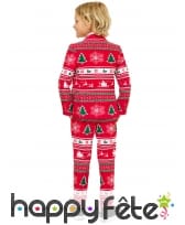 Costume 3 pi&egrave;ces rouge de No&euml;l pour enfant, image 2