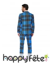 Costume 3 pi&egrave;ces tartan bleu, image 2