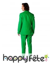 Costume 3 pièces vert uni, image 1