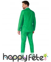 Costume 3 pièces vert uni pour Homme, image 1