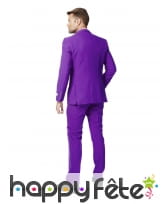 Costume 3 pi&egrave;ces violet uni, image 3
