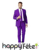 Costume 3 pi&egrave;ces violet uni