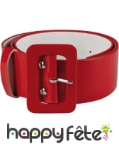Ceinture année 60 rouge