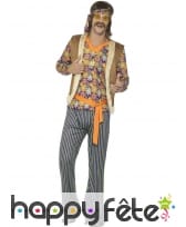Costume années 60 motifs hippie pour homme, image 1
