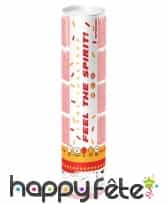 Canon à confettis aux couleurs de l'espagne