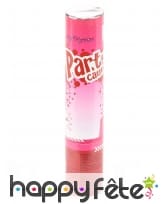 Canon à confettis roses de 20 cm, image 1