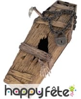 Cercueil avec chaine