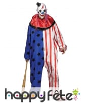 Combinaison adulte de clown tueur