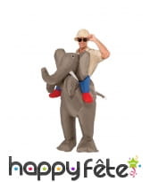 Costume à dos de éléphant gonflable, image 3
